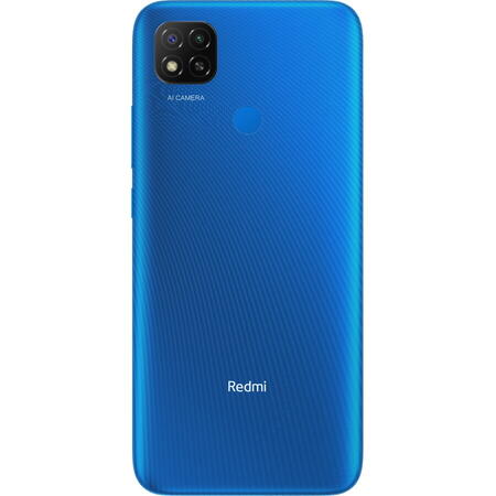 Telefon mobil Dual SIM Xiaomi Redmi 9C NFC, 32 GB + 2 GB RAM, Twilight Blue
