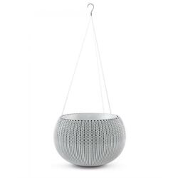 Ghiveci rotund gri suspendabil Keter Cozies S 3.2 L