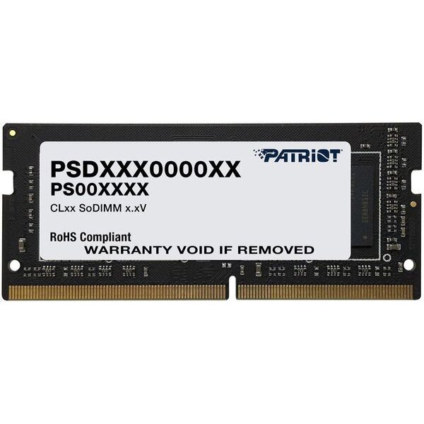 Memorie notebook Patriot 8GB, DDR4, 3200MHz, CL22, 1.2v