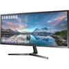 Monitor LED Samsung LS34J550WQRXEN 34.1 inch 4 ms Negru FreeSync 60 Hz