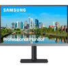 Monitor LED Samsung LF24T650FYRXEN 24 inch 5 ms Negru FreeSync 75 Hz