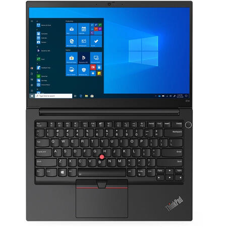 Laptop Lenovo 14'' ThinkPad E14 Gen 2, FHD IPS, Intel Core i3-1115G4, 8GB DDR4, 256GB SSD, GMA UHD, No OS, Black
