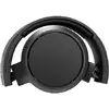 Philips Wireless on ear headphones with mic, adjustable earshells and headband for optimal comfort, remote control for handsfree calls and music, 40mm speaker drivers, big, bold bass you can feel, flat and inward folding design for easy portability, battery up to