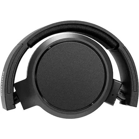 Wireless on ear headphones with mic, adjustable earshells and headband for optimal comfort, remote control for handsfree calls and music, 40mm speaker drivers, big, bold bass you can feel, flat and inward folding design for easy portability, battery up to