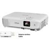 Videoproiector EPSON EB-X05 + adaptor WIRELESS , XGA 1024 x 768, 3300 lumeni, contrast 15000:1