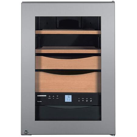 Humidor ZKes 453, 39 L, SmartSteel, Display LCD, Iluminare LED, Inox