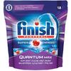 Detergent de vase pentru masina de spalat Finish Quantum, 18 tablete