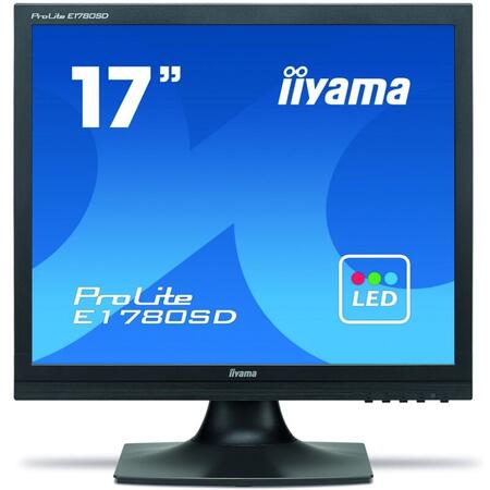 Monitor LED IIyama ProLite E1780SD-B1 17 inch 5 ms Black