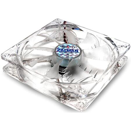 Ventilator Zalman ZM-F1 LED(SF) 80mm Shark Fin Blue LED fan