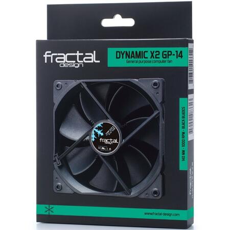 Ventilator Fractal Design Dynamic X2 GP-14 Black (FD-FAN-DYN-X2-GP14-BK)