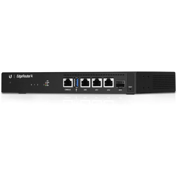 Edgerouter ER-4; 4-port Ethernet LAN, rată de transfer de date 10,100,1000