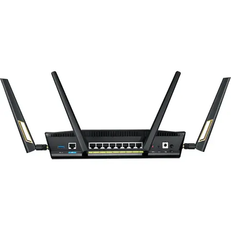 Router Wireless RT-AX88U Dual-Band WiFi 6 (802.11ax) Tehnologie OFDMA Gigabit LAN+WAN