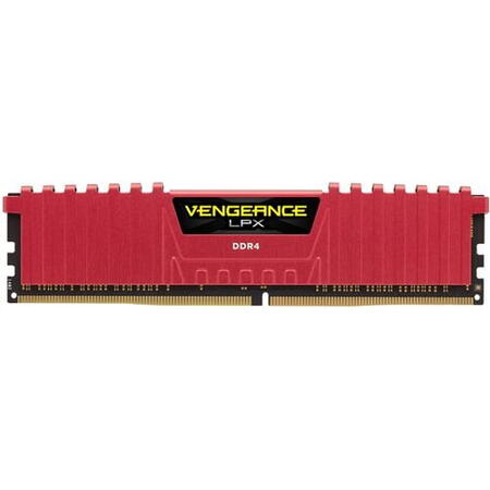 Kit memorie DDR4 8GB 2666MHz C16 RED, Vengeance LPX, 2x4GB