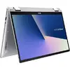 Laptop ultraportabil ASUS ZenBook Flip 14 UM462DA cu procesor AMD Ryzen 7 3700U pana la 4.00 GHz, 14", Full HD, Touch, 8GB, 512GB SSD, AMD Radeon™ RX Vega 10, Windows 10 Home, Light Grey