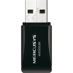 MERCUSYS Adaptor wireless, Mini, de la 1 port USB2.0 la antena interna,  300Mbps, 2.4GHz