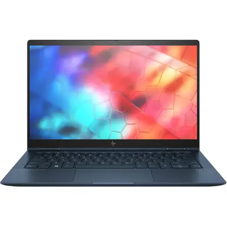 Laptop 2-in-1 HP 13.3'' Elite Dragonfly, FHD IPS Touch, Intel Core i7-8565U, 16GB, 512GB SSD, GMA UHD 620, 4G LTE, Win 10 Pro, Blue