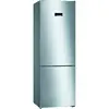 Bosch Combina frigorifica KGN49XLEA, 438 l, NoFrost, VitaFresh, Clasa E, H 203 cm, Argintiu
