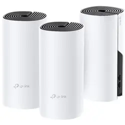 TP-LINK Sistem wireless Mesh Complete Coverage WiFi + Mesh Hybrid, AC1200 + HomePlug AV1000,2.4 GHz-5 GHz, Deco P9(3-pack)