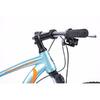 Bicicleta Pegas MTB Fat Bike Drumuri Grele 18.5", Bleu/Portocaliu