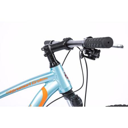 Bicicleta Pegas MTB Fat Bike Drumuri Grele 17”, Bleu/Portocaliu