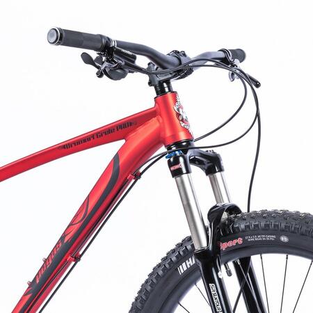 Bicicleta Pegas MTB Fat Bike Drumuri Grele Pro 17", Rosu/Negru
