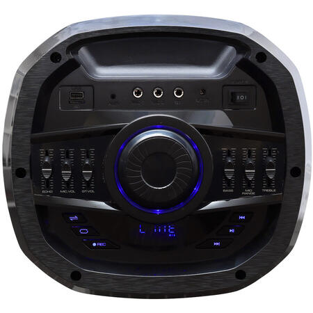 Boxa portabila Samus Ibiza 10, 160W, Radio, Bluetooth, Microfon, Telecomanda, Negru