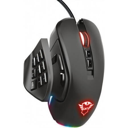 Mouse gaming Trust GXT 970 Morfix, customizabil 4 module, software programare, iluminare RGB