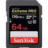 Card de memorie SanDisk SDXC Extreme Pro, 64GB, Class 10, UHS-I