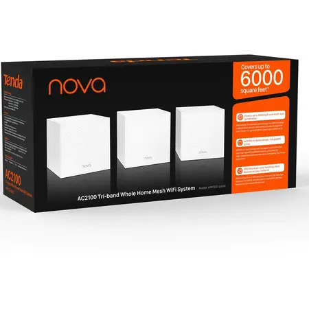 Whole Home Mesh WiFi System Tri-Band AC2100, MW12(3-pack)