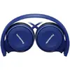 Casti Audio On ear pliabile Panasonic RP-HF100ME-A, Cu fir, Functie Bass, Microfon, Albastru