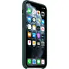 Husa de protectie Apple pentru iPhone 11 Pro, Piele, Forest Green