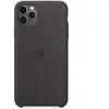 Husa de protectie Apple pentru iPhone 11 Pro Max, Silicon, Black