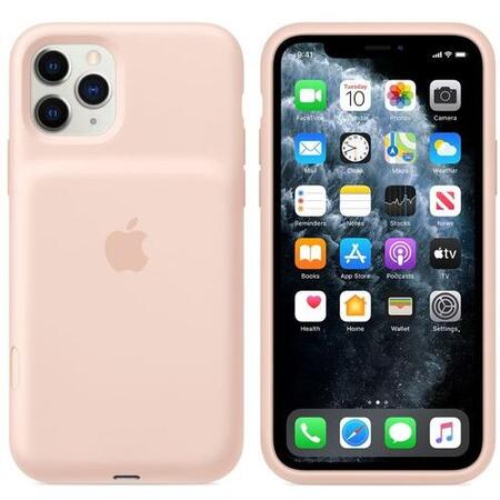 Carcasa iPhone 11 Pro Apple Smart Battery Case, Wireless Charging, Pink Sand