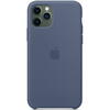Husa de protectie Apple Silicone pentru iPhone 11 Pro, Alaskan Blue