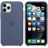 Husa de protectie Apple Silicone pentru iPhone 11 Pro, Alaskan Blue