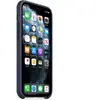Husa de protectie Apple pentru iPhone 11 Pro, Silicon, Midnight Blue
