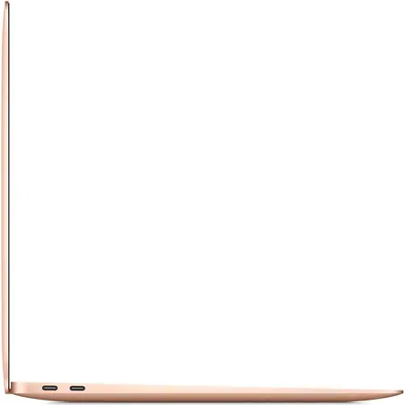 Laptop Apple MacBook Air 13-inch, True Tone, procesor Apple M1 , 8 nuclee CPU si 7 nuclee GPU, 8GB, 256GB, Gold, ROM KB
