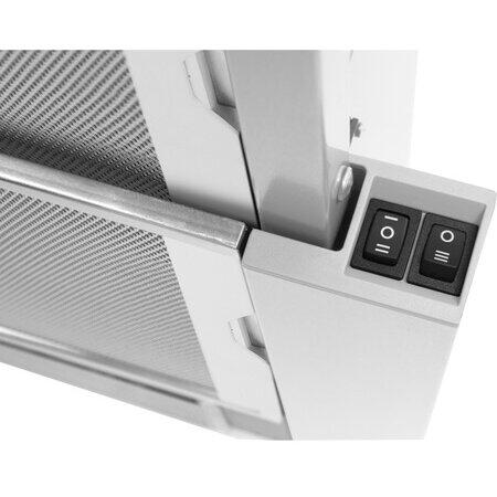 Hota incorporabila telescopica Hansa OTS6251WH, Putere de absorbtie 429 m3/h, 2 motoare, 60 cm, Alb