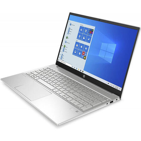 Laptop HP 15.6'' Pavilion 15-eh0049nq, FHD, AMD Ryzen 5 4500U, 8GB DDR4, 256GB SSD, Radeon, Free DOS, Natural Silver