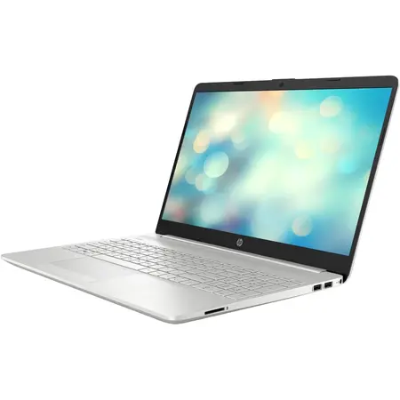 Laptop HP 15-dw3032nq cu procesor Intel® Core™ i5-1135G7 pana la 4.20 GHz, 15.6", Full HD, 8GB, 512GB SSD, Intel® Iris® Xᵉ Grahics, Free DOS, Natural Silver