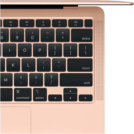 Laptop MacBook Air 13 Retina, True Tone, procesor Apple M1 , 8 nuclee CPU si 7 nuclee GPU, 16GB, 256GB SSD, INT Kb, Gold