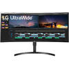 Monitor LED LG 38WN75C-B Curbat 37.5 inch 5 ms Negru HDR 60 Hz