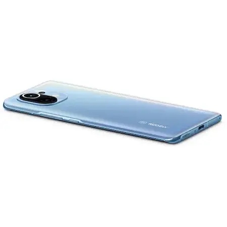 Telefon mobil Xiaomi Mi 11, Dual SIM, 128GB, 8GB RAM, 5G, Horizon Blue