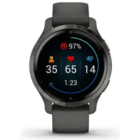 Ceas smartwatch Garmin Venu 2S, Grey/Slate