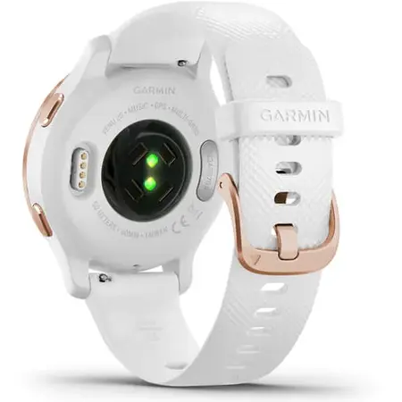 Ceas smartwatch Garmin Venu 2S, Rose Gold/White