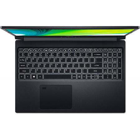 Laptop Acer Gaming 15.6'' Aspire 7 A715-41G, FHD IPS,  AMD Ryzen 5 3550H, 8GB DDR4, 256GB SSD, GeForce GTX 1650 4GB, No OS, Charcoal Black