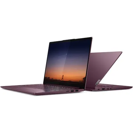 Laptop ultraportabil Lenovo Yoga Slim 7 14ITL05 cu procesor Intel Core i7-1165G7 pana la 4.70 GHz, 14", Full HD, 16GB, 1TB SSD, Intel Iris Xe Graphics, Free DOS, Orchid