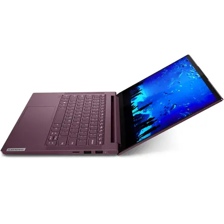 Laptop ultraportabil Lenovo Yoga Slim 7 14ITL05 cu procesor Intel Core i5-1135G7 pana la 4.20 GHz, 14", Full HD, 8GB, 512GB SSD, Intel Iris Xe Graphics, Windows 10 Home, Orchid