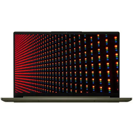 Laptop ultraportabil Lenovo Yoga Slim 7 14ITL05 cu procesor Intel Core i5-1135G7 pana la 4.20 GHz, 14", Full HD, 8GB, 512GB SSD, Intel Iris Xe Graphics, Windows 10 Home, Dark Moss