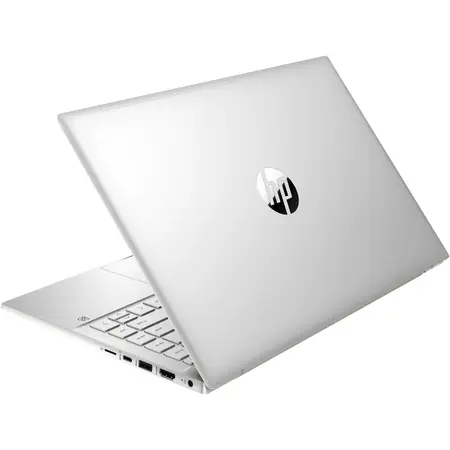 Laptop ultraportabil HP 14-dv0025nq cu procesor Intel® Core™ i7-1165G7 pana la 4.70 GHz, 14", Full HD, 16GB, 512GB SSD, Intel® Iris® Xᵉ Graphics, Free DOS, Natural Silver